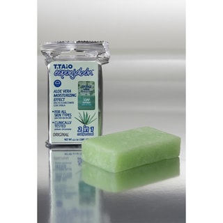 Eponge savon hydratante 2-en-1 - Aloe Vera - Visage & corps - 120 g