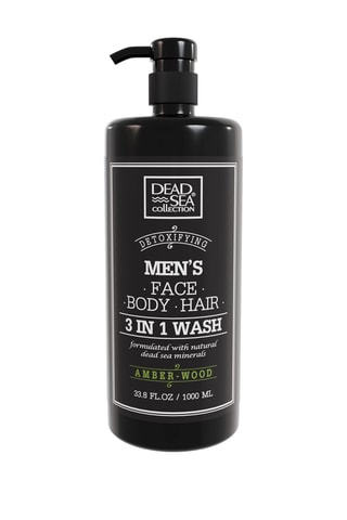 Gel douche 3-en-1 Amber-wood - 1 l
