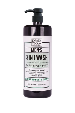 Gel douche 3-en-1 Eucalyptus et Menthe - Visage, cheveux et corps - 1 l