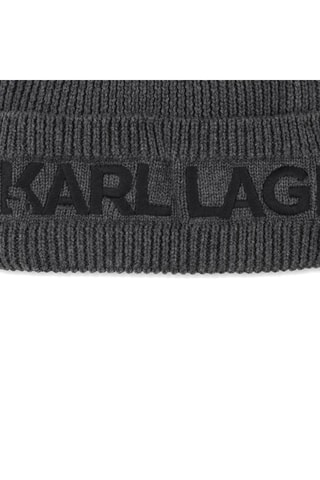 Muts en colsjaal - Antraciet - Karl Lagerfeld