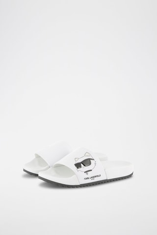 Slippers - Wit - Karl Lagerfeld