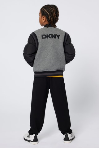 Baseball Jasje - Gemêleerd Grijs - DKNY