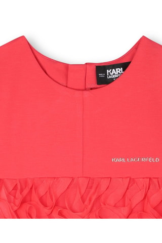 Jurk - Koraalrood - Karl Lagerfeld