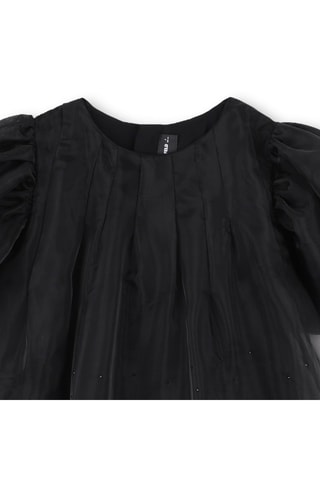 Jurk met Ruches - Zwart - Karl Lagerfeld