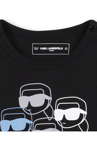 Biologisch Katoenen T-shirt - Zwart - Karl Lagerfeld