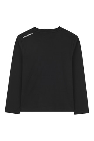 Biologisch Katoenen T-shirt - Zwart - Karl Lagerfeld