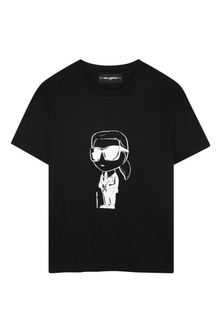 Biologisch Katoenen T-shirt - Zwart - Karl Lagerfeld