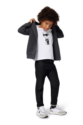 Biologisch Katoenen T-shirt - Wit - Karl Lagerfeld