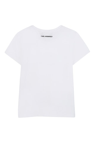 Biologisch Katoenen T-shirt - Wit - Karl Lagerfeld