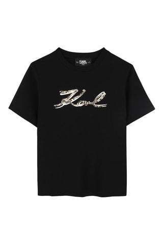 T-shirt - Zwart - Karl Lagerfeld