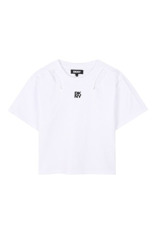 T-shirt Loose - Wit - DKNY