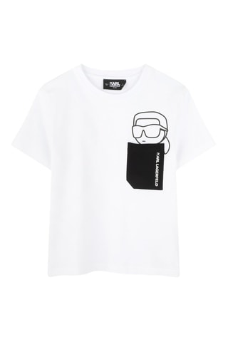 T-shirt - Wit - Karl Lagerfeld