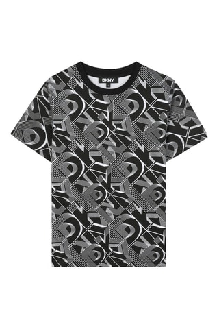 T-shirt - Zwart en Wit - DKNY