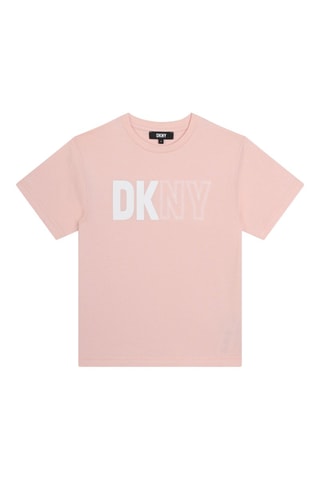 Biologisch Katoenen T-shirt - Roze - DKNY
