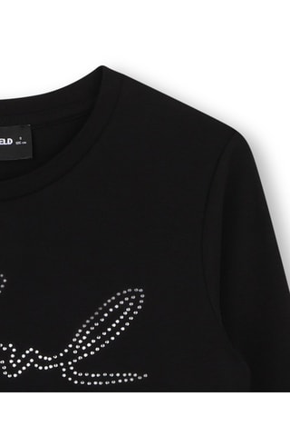 Biologisch Katoenen T-shirt - Zwart - Karl Lagerfeld