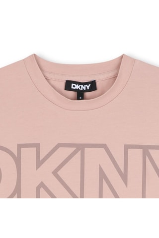 Biologisch Katoenen T-shirt - Roze - DKNY