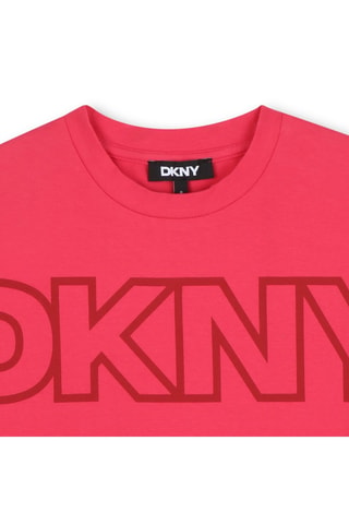 Biologisch Katoenen T-shirt - Roze - DKNY