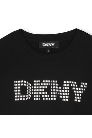 Biologisch Katoenen T-shirt - Zwart - DKNY