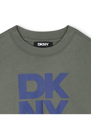 Biologisch Katoenen T-shirt - Kaki - DKNY