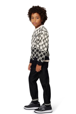 Sweater - Zwart en Beige - Karl Lagerfeld