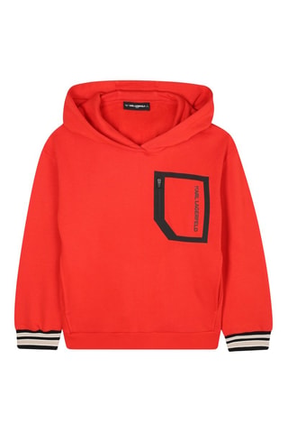 Sweater met capuchon - Rood - Karl