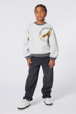 Dubbelzijdige Sweater - Grijs - DKNY