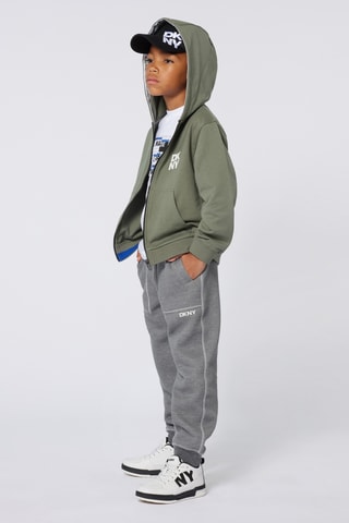 Sweater met Capuchon - Zeegroen - DKNY