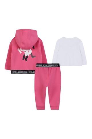 3-delige Set - Roze en Wit - Karl Lagerfeld