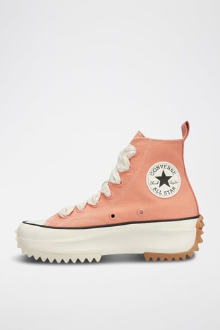 Hoge Platform Sneakers Run Star Hike Hi - Roze