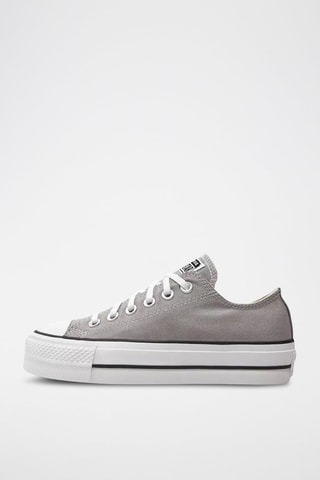 Platform Sneakers Canvas Ox - Grijs