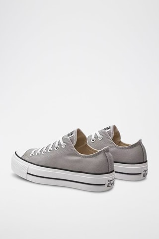 Platform Sneakers Canvas Ox - Grijs