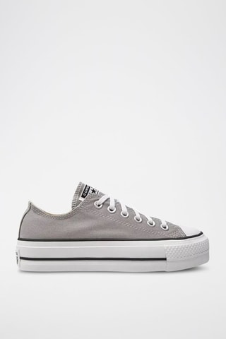 Platform Sneakers Canvas Ox - Grijs