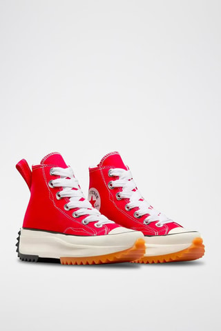 Hoge Platform Sneakers Run Star Hike Hi - Rood