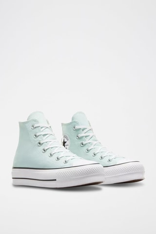 Hoge Platform Sneakers Hi All Star Lift - Turquoise
