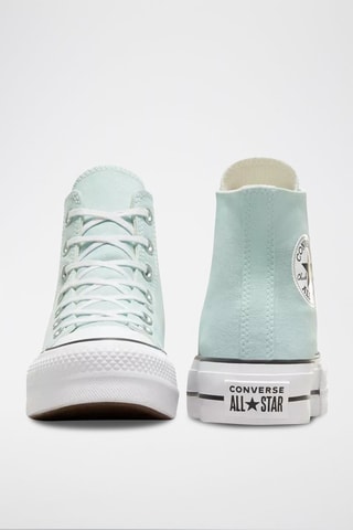 Hoge Platform Sneakers Hi All Star Lift - Turquoise