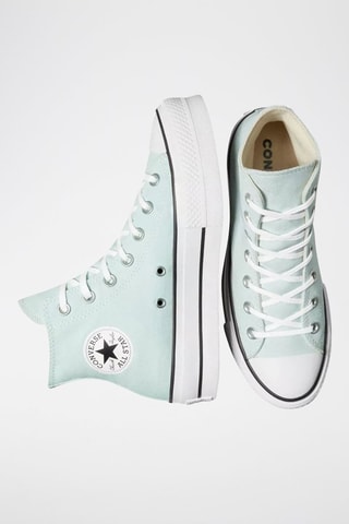 Hoge Platform Sneakers Hi All Star Lift - Turquoise