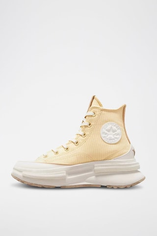 Hoge Platform Sneakers Run Star Legacy CX - Beige en Wit