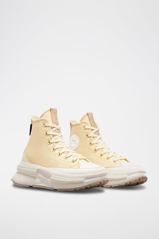 Hoge Platform Sneakers Run Star Legacy CX - Beige en Wit
