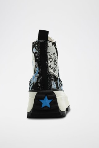 Hoge Platform Sneakers Run Star Hike HI - Zwart en Grijs