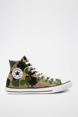 Hoge Sneakers Ctas Hi Kaki en Beige