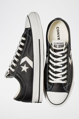 Leren Sneakers Star Player 76 Zwart