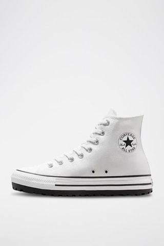 Hoge Platform Sneakers All Star HI Canvas City Trek - Wit
