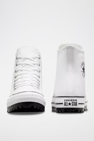 Hoge Platform Sneakers All Star HI Canvas City Trek - Wit