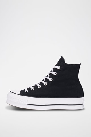 Hoge Platform Sneakers HI All Star Lift - Zwart