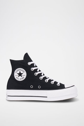 Hoge Platform Sneakers HI All Star Lift - Zwart