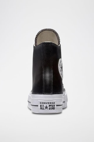 Hoge Platform Sneakers Cuir HI - Zwart