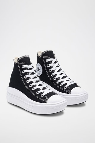 Hoge Platform Sneakers All Star Move - Zwart 