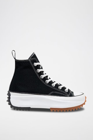 Hoge Platform Sneakers Run Star Hike - Zwart