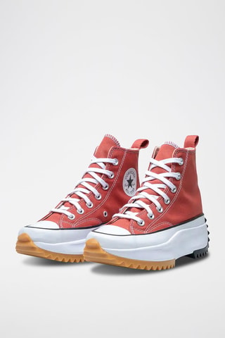 Platform Hoge Sneakers Run Star Hike - Rood