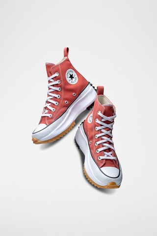 Platform Hoge Sneakers Run Star Hike - Rood